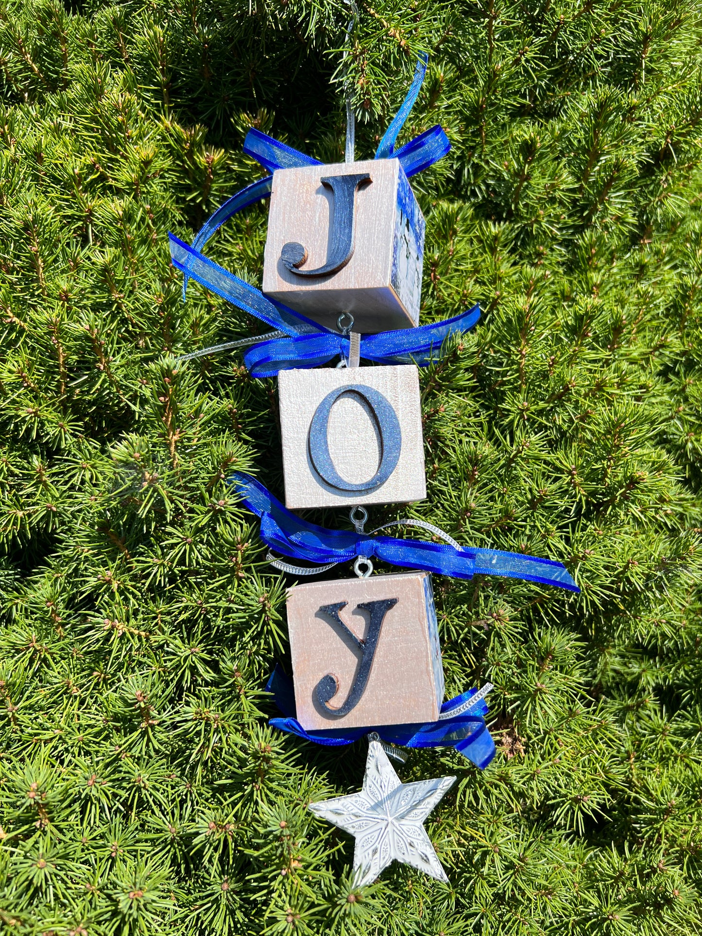 Block Christmas Ornaments