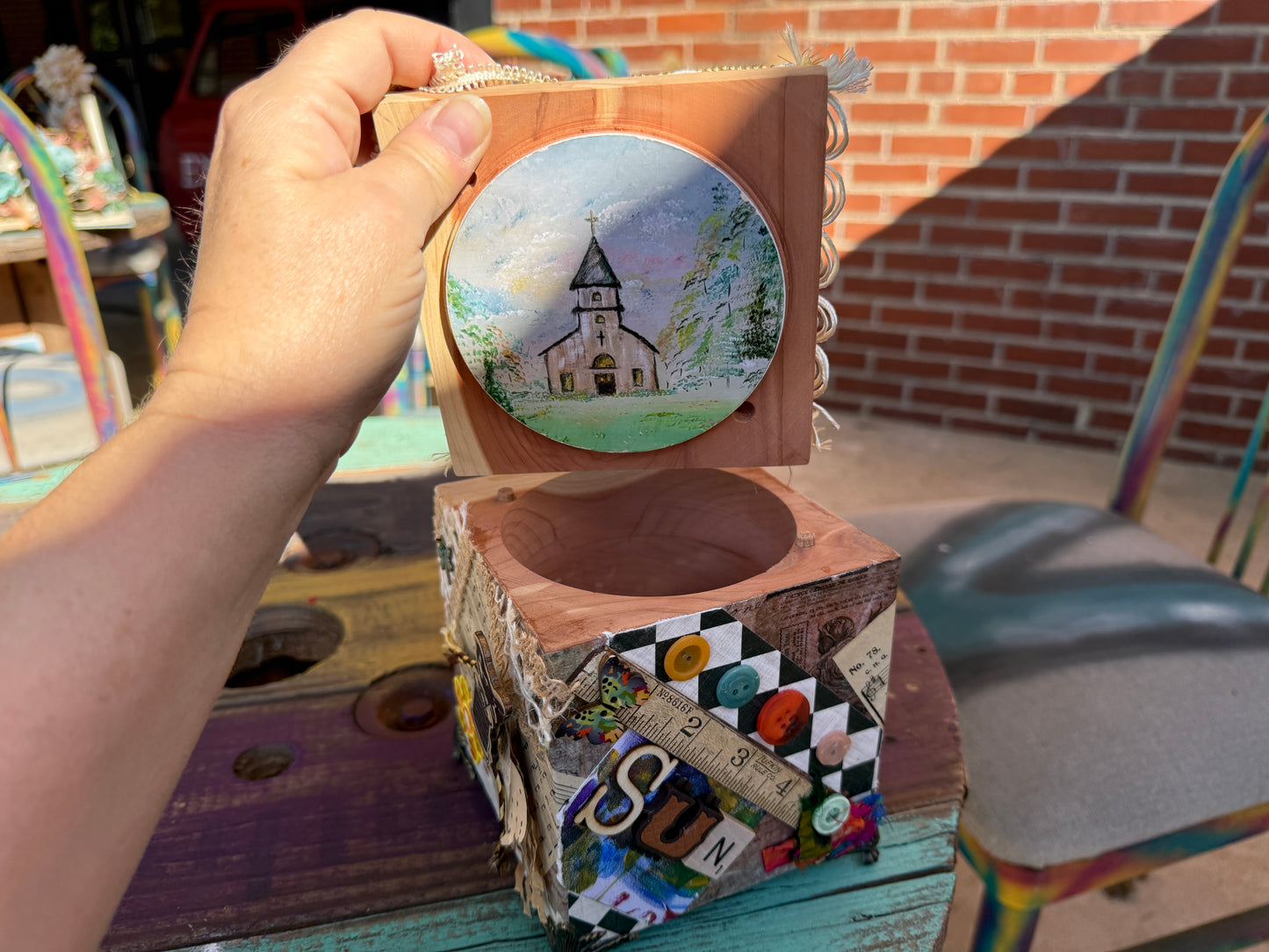 Sunflower Faith Memory Box