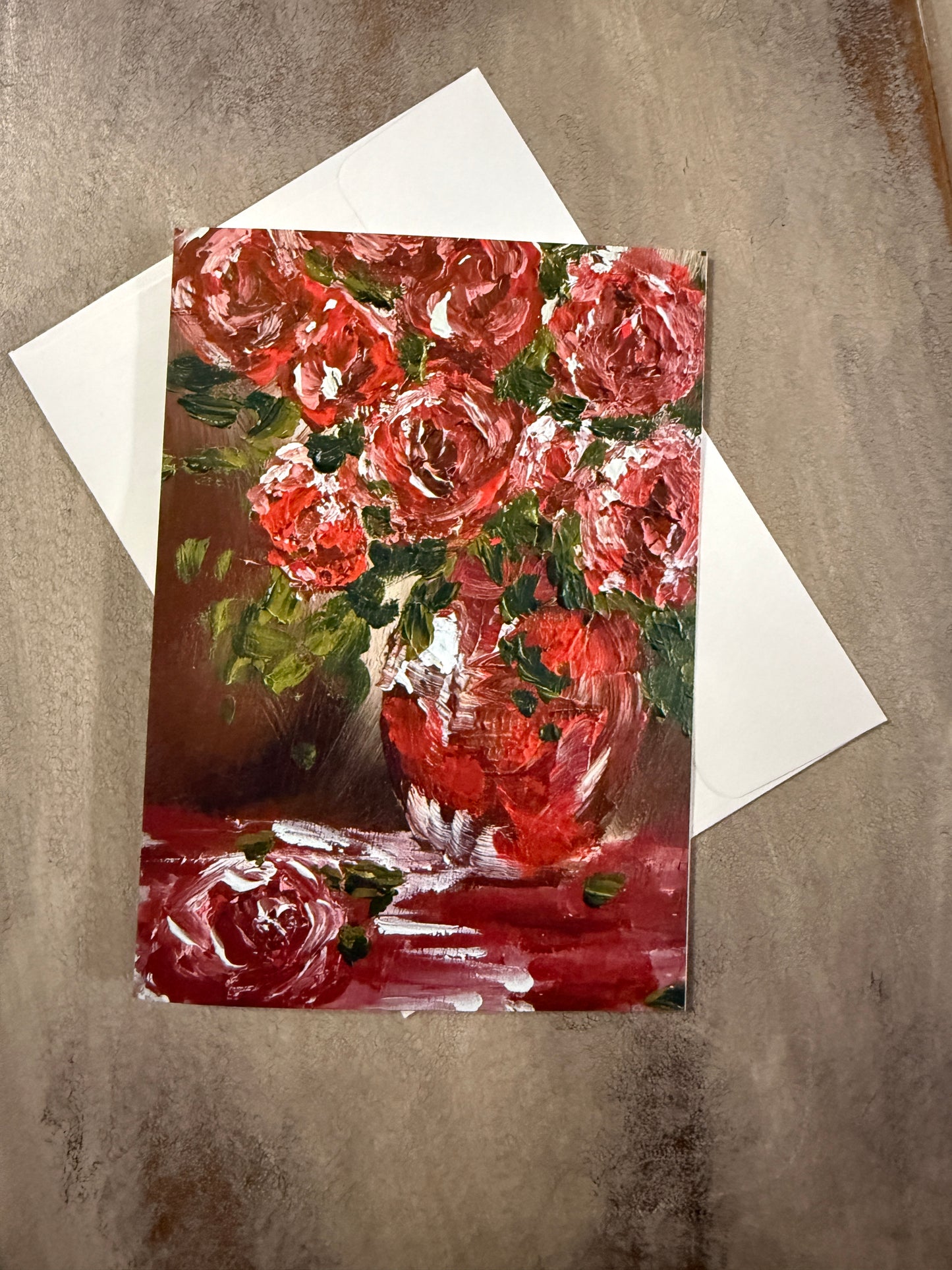 Guts and Glory Art Greeting Card