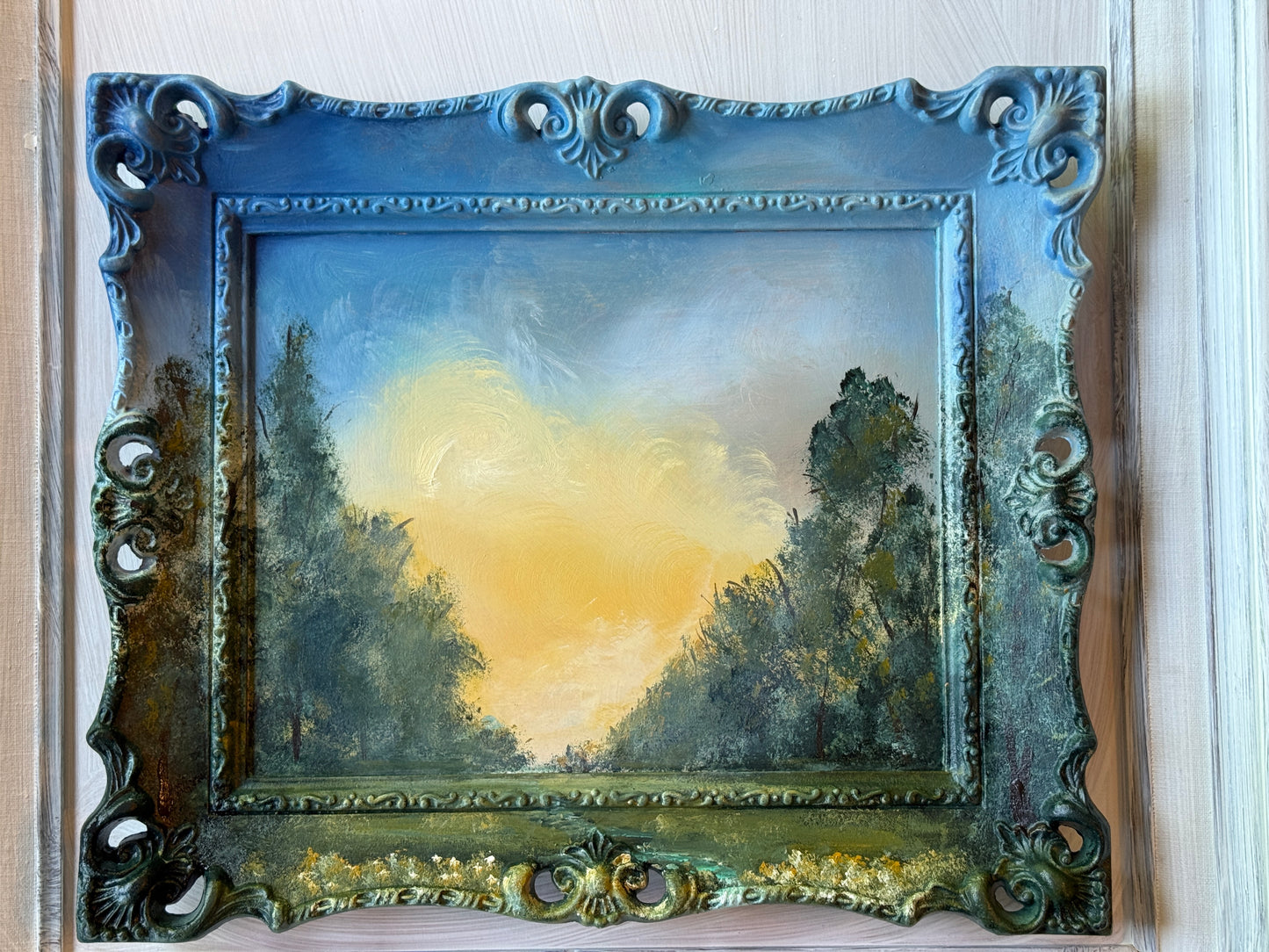 Beyond Echoes of Creation No 11 Vintage Framed Original Artwork