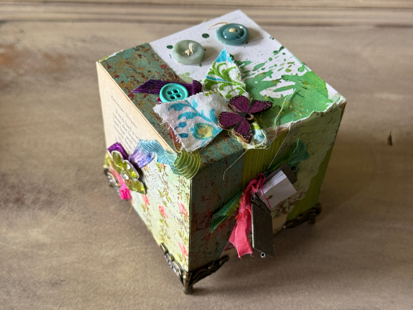 Expressions of Joy: Collected Grace Wooden Art Cube
