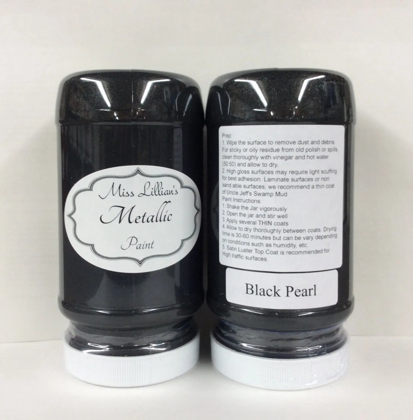Miss Lillian's Metallic Paint Black Pearl
