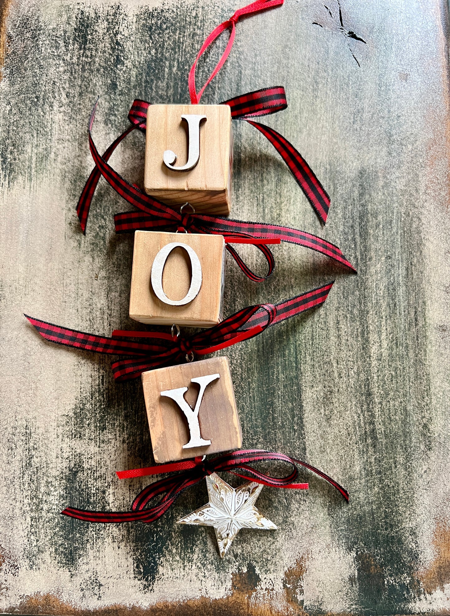 Block Christmas Ornaments