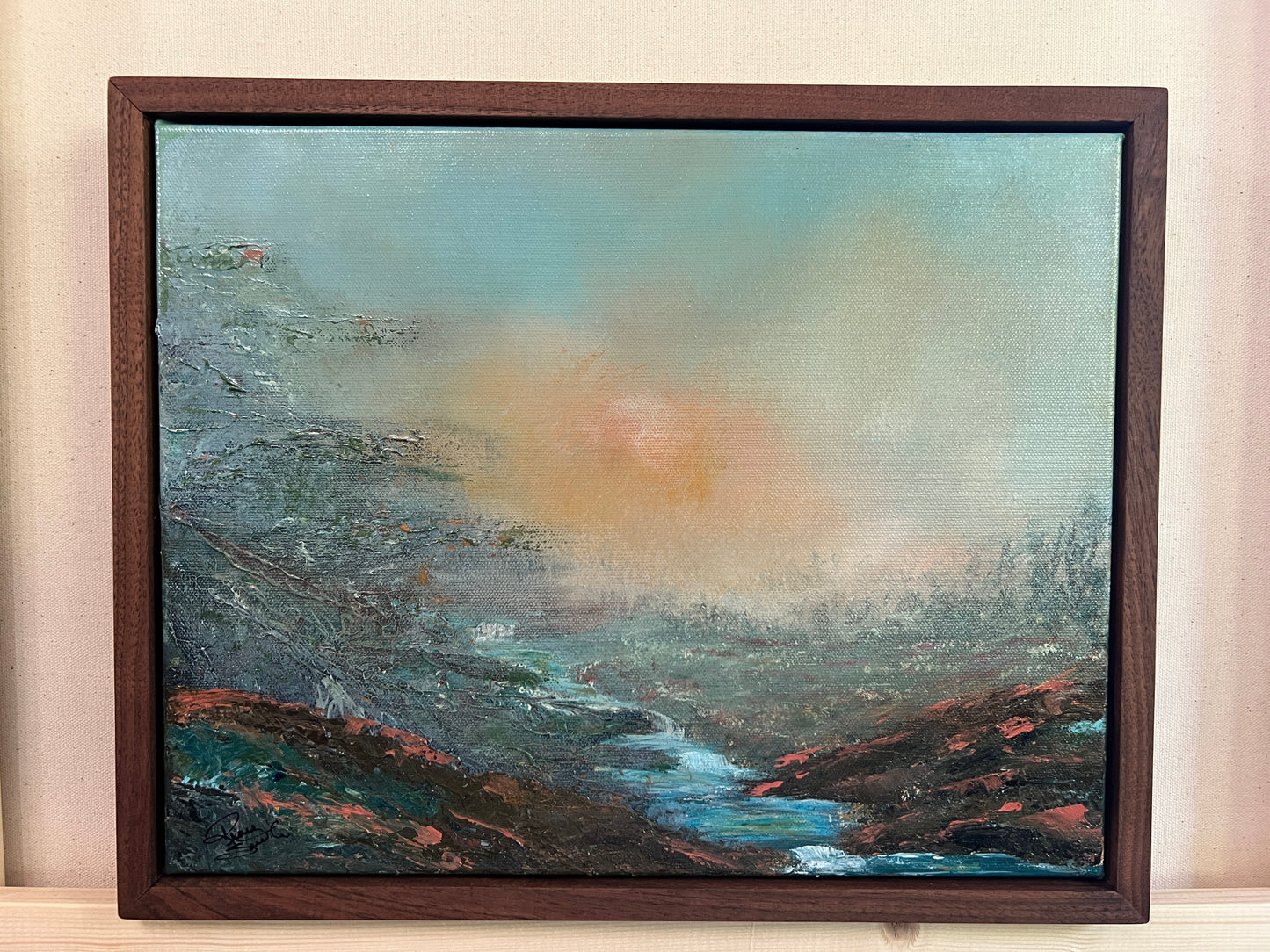 In the Valley – Original 11x14 Landscape by Renee Smith