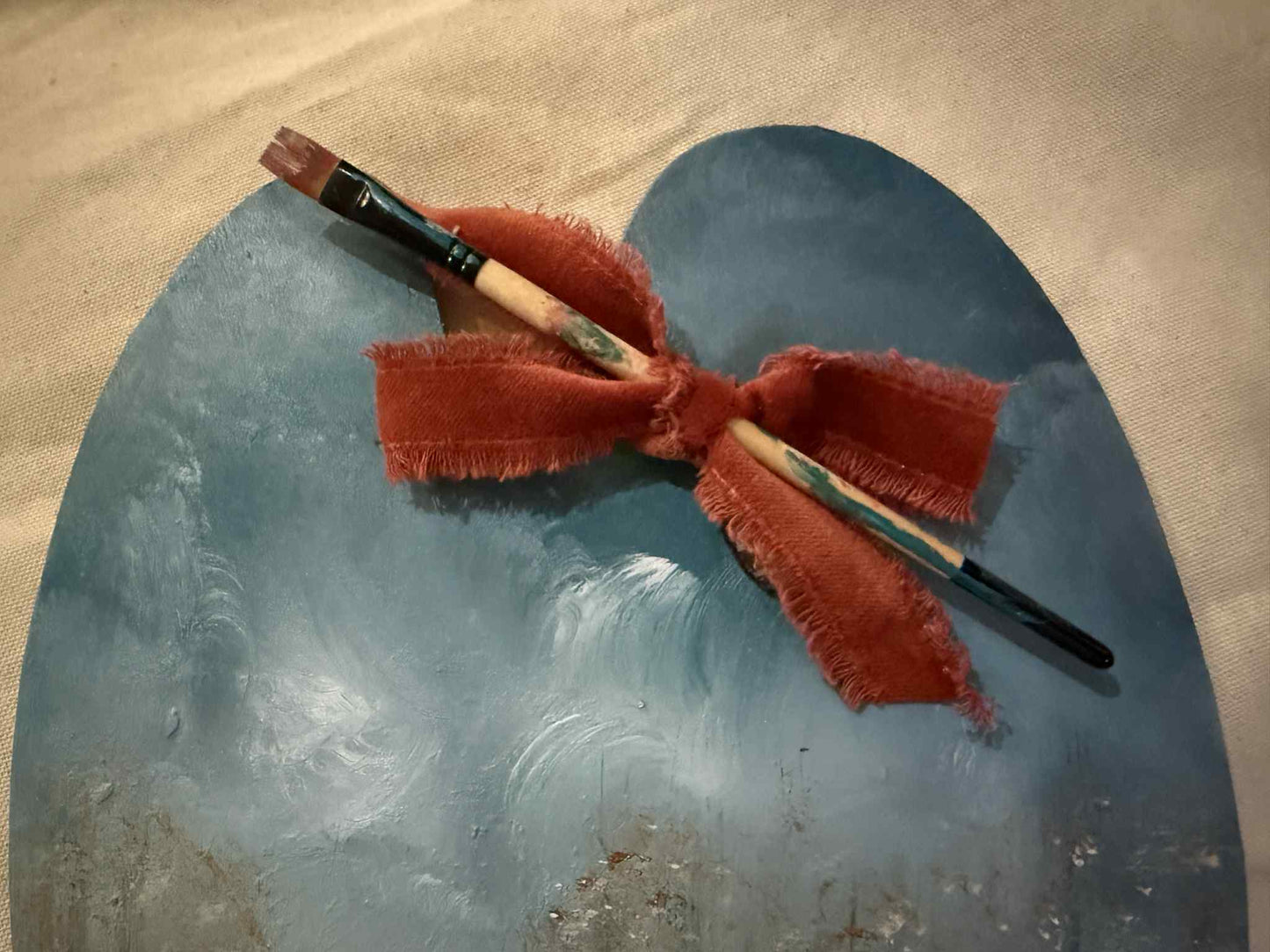 Palette Keepsake No. 6 Mercy Found Me Original Painting by Renee Smith