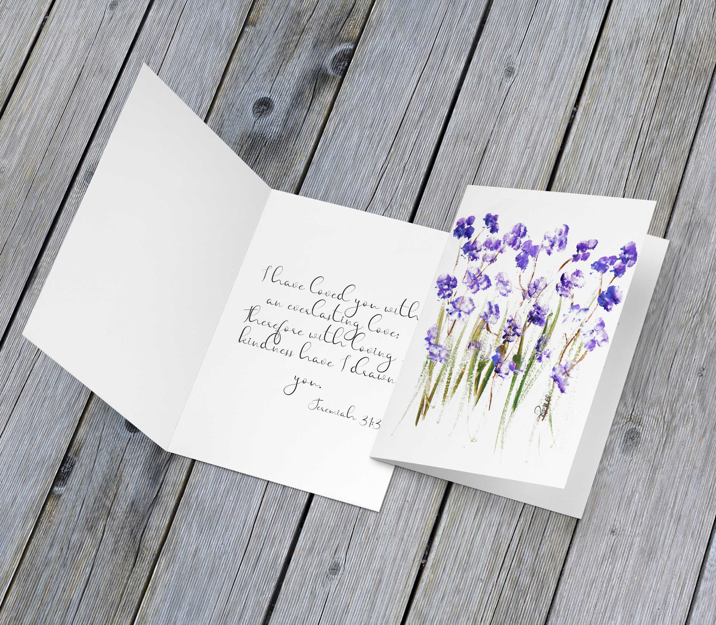 Iris Cards 4Pack