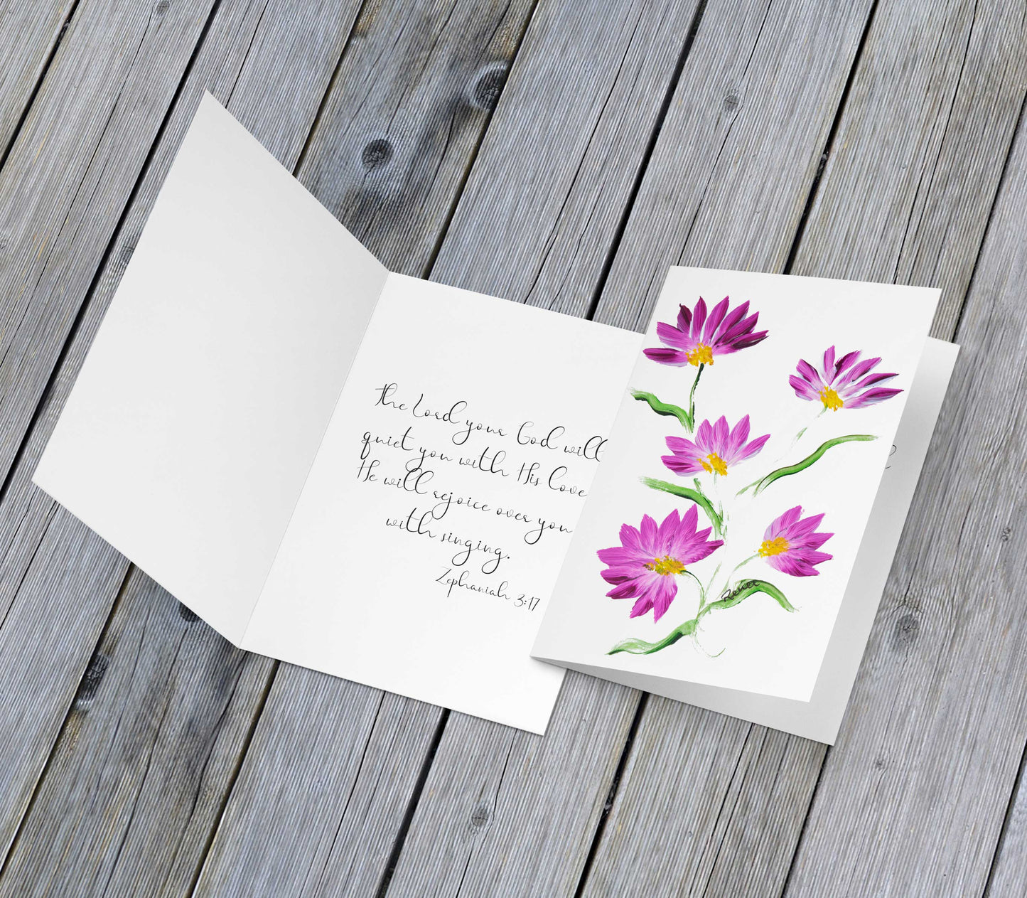 Purple Cone Flower Cards