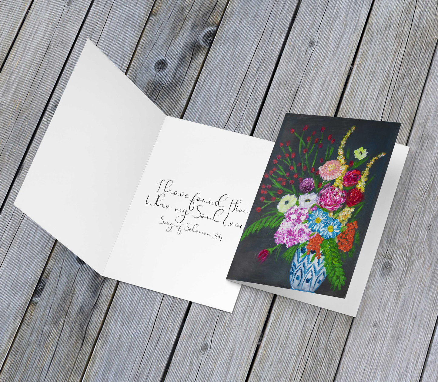 Elegant Bouquet Cards