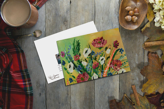 Wild Gardens 1 Greeting Cards