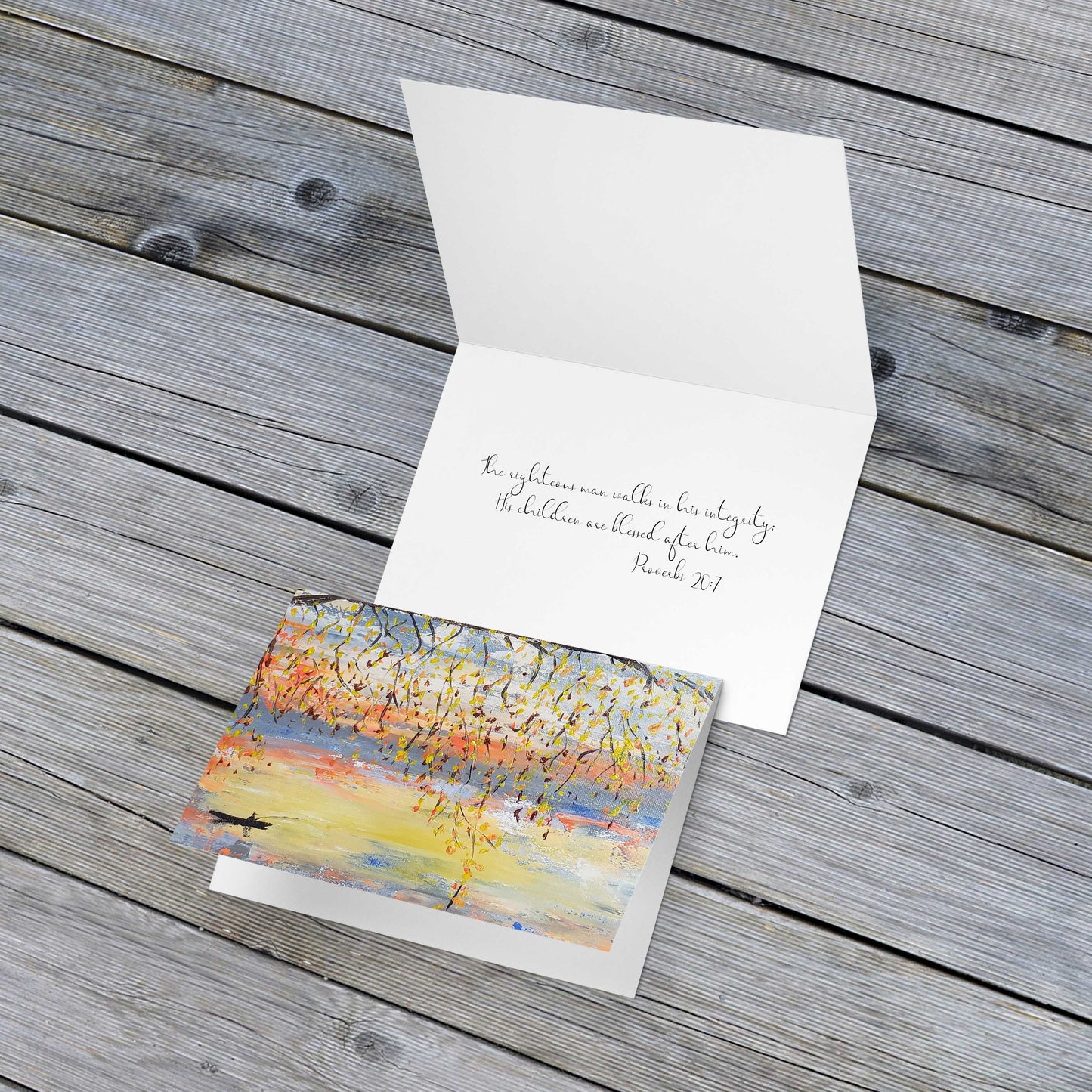 Fisherman's Solitude Greeting Card