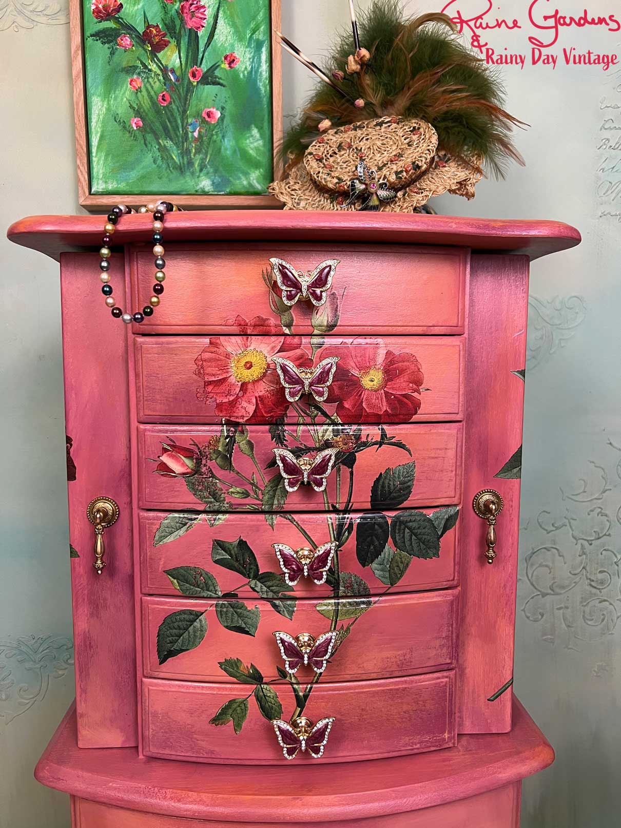 Love Me Pink Jewelry Armoire
