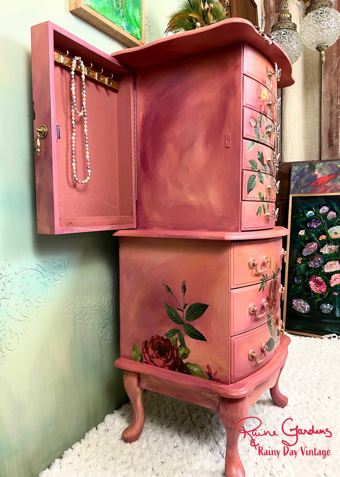Love Me Pink Jewelry Armoire