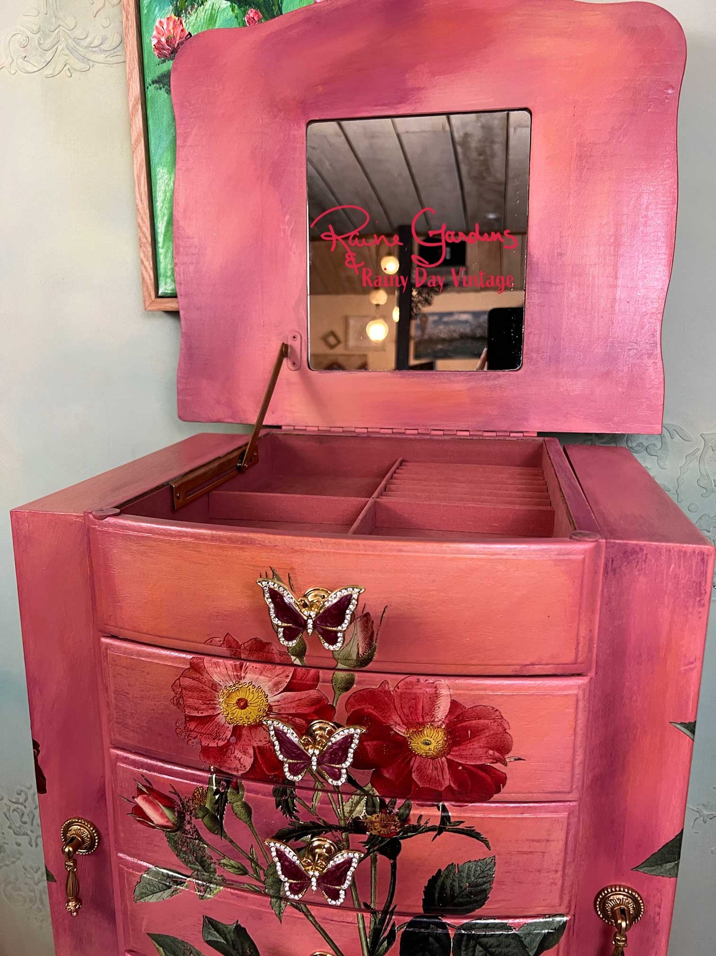 Love Me Pink Jewelry Armoire