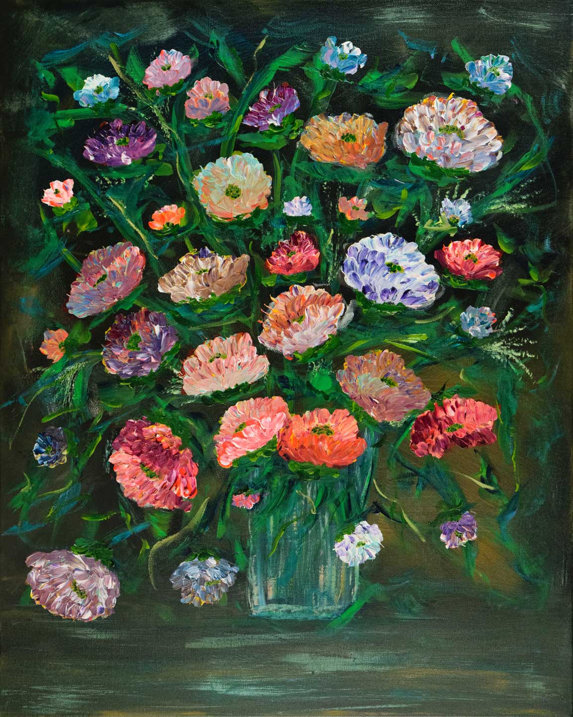 Love, Zinnia Giclee Art Print