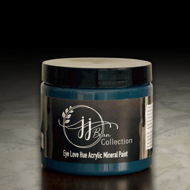 Eye Love Hue LLC 16oz Urban Blue- JJ Bean Collection Acrylic Mineral Paint Chalk Paint Clay Paint