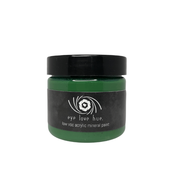 Eye Love Hue LLC 2 oz Enchanted Emerald Acrylic Mineral Paint Chalk Paint Clay Paint