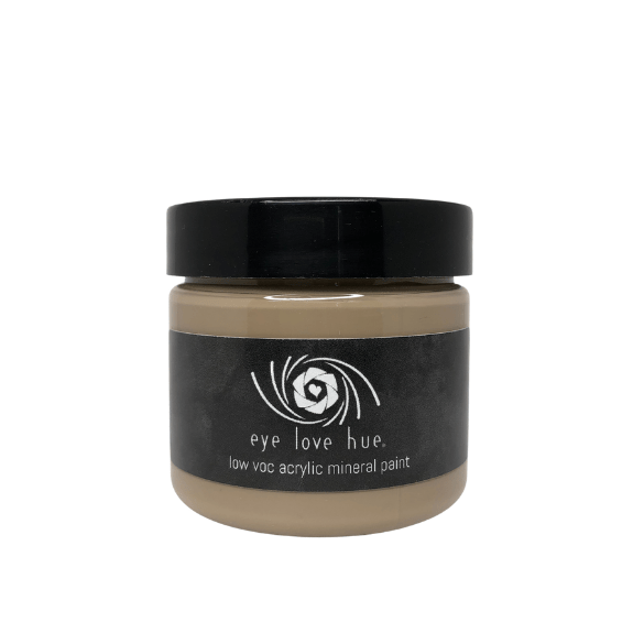 Eye Love Hue LLC 2 oz Hot Chalk O'Latte Acrylic Mineral Paint Chalk Paint Clay Paint