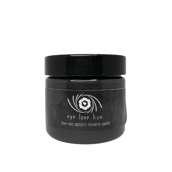 Eye Love Hue LLC 2 oz Tuxedo Acrylic Mineral Paint Chalk Paint Clay Paint