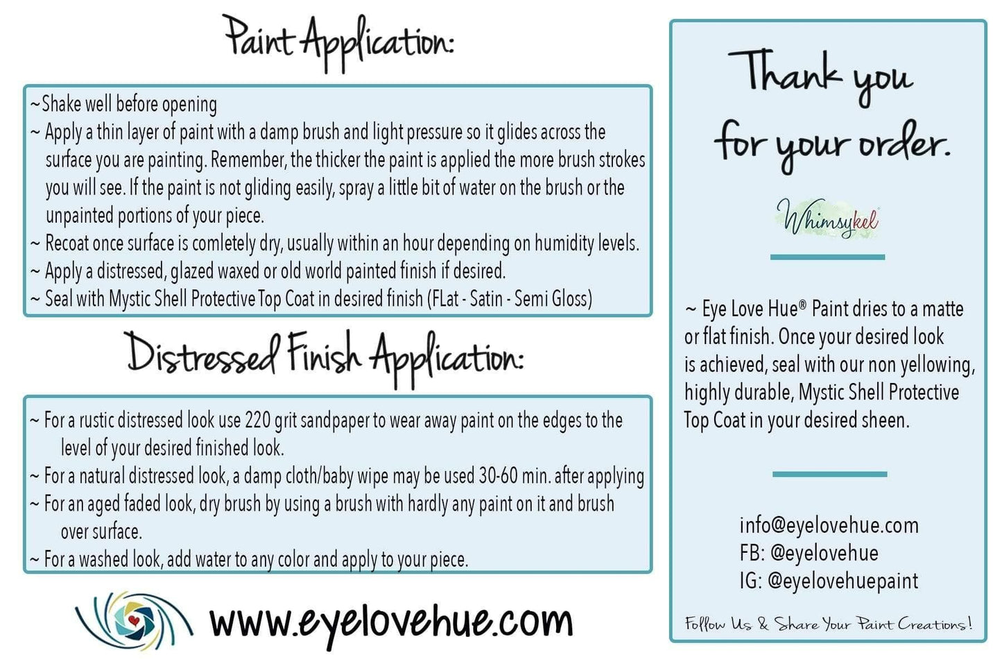 Tuxedo - Eye Love Hue Paint & Products
