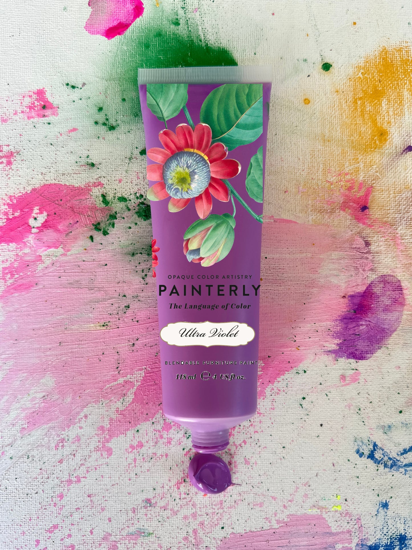 Ultra Violet Painterly Paint