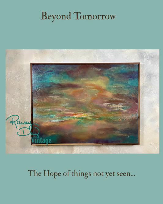 Beyond Tomorrow  Original Framed Landscape Painting