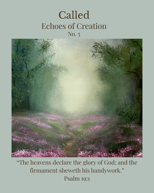 Called Echoes of Creation No 5 Original Landscape Painting SOLD