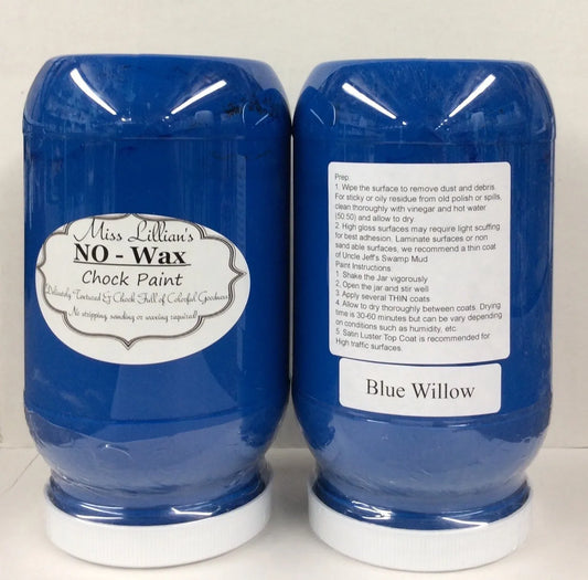 Miss Lillian's NO WAX Chock Paint Blue Willow