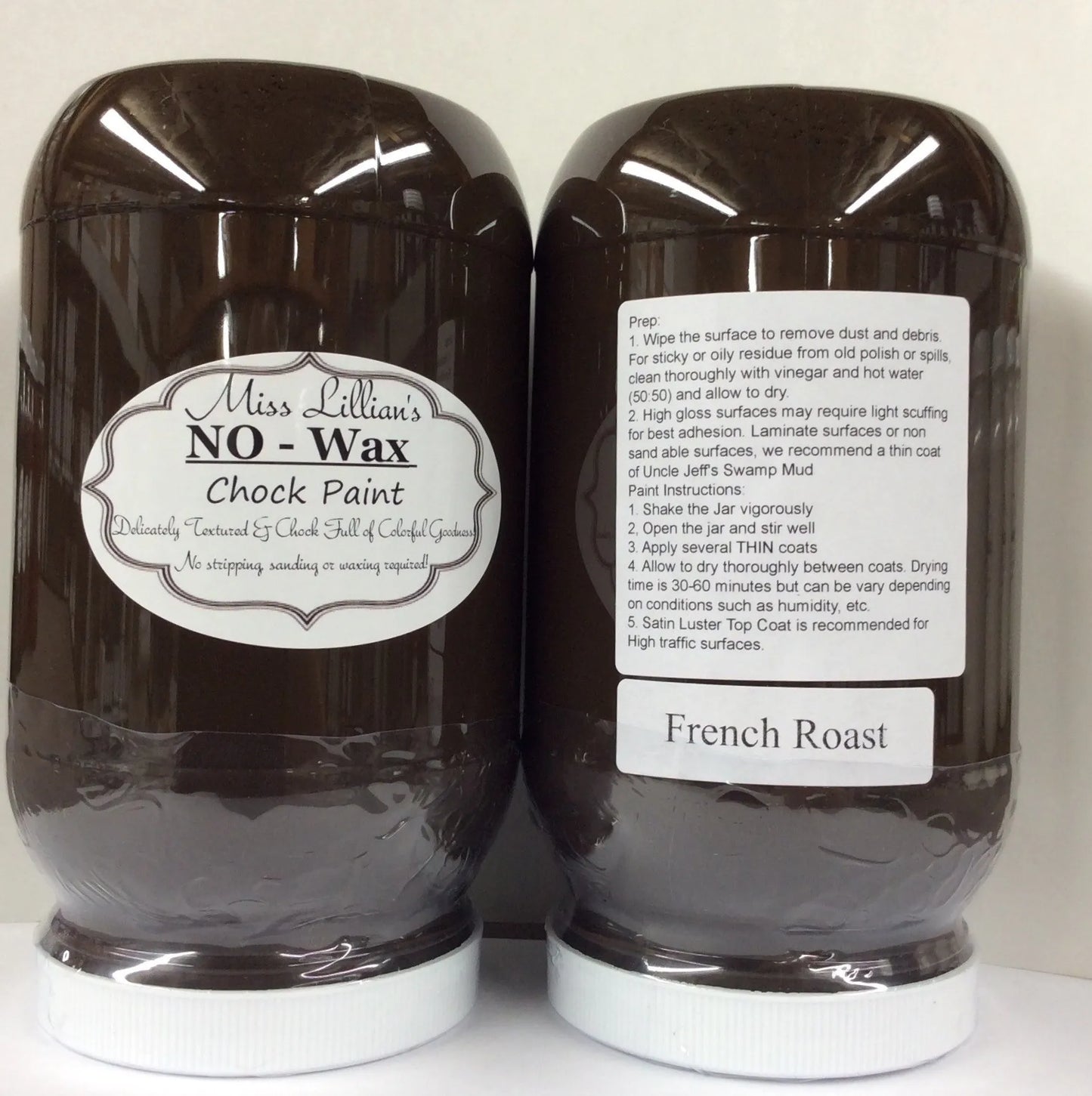 Miss Lillian's NO WAX Chock Paint French Roast