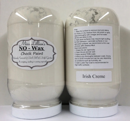 Miss Lillian's NO WAX Chock Paint Irish Cream