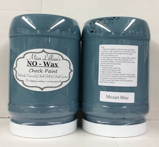 Miss Lillian's NO WAX Chock Paint Mozart Blue