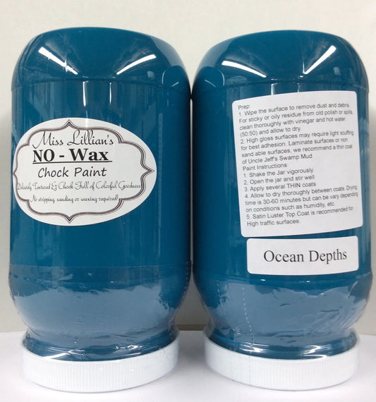 Miss Lillian's NO WAX Chock Paint Ocean Depths