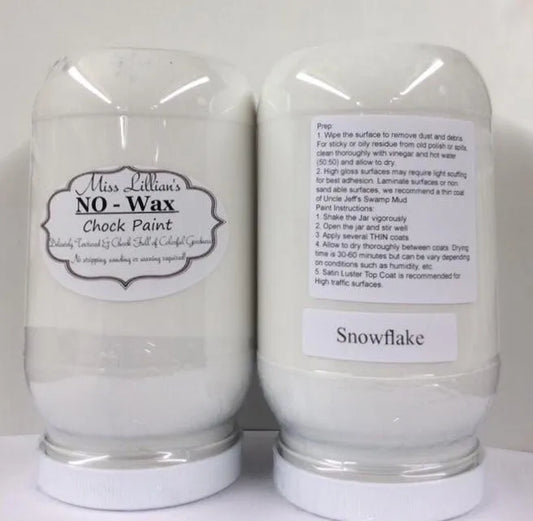 Miss Lillian's NO WAX Chock Paint Snowflake