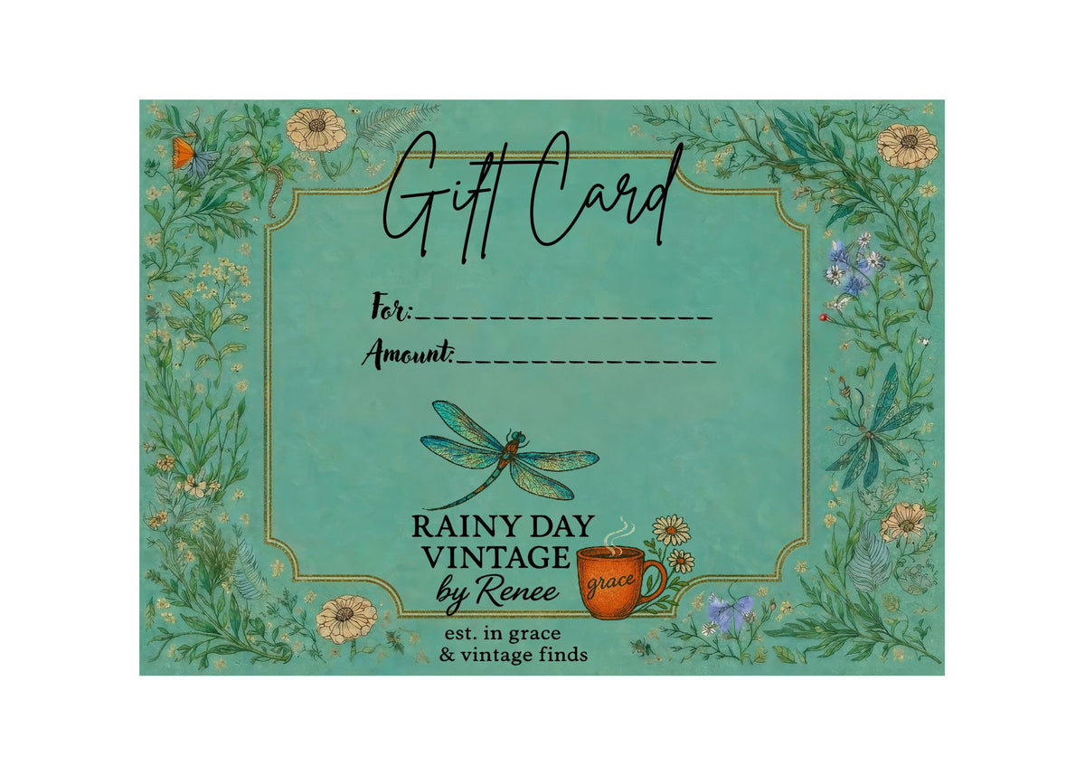 Rainy Day Vintage Gift Card