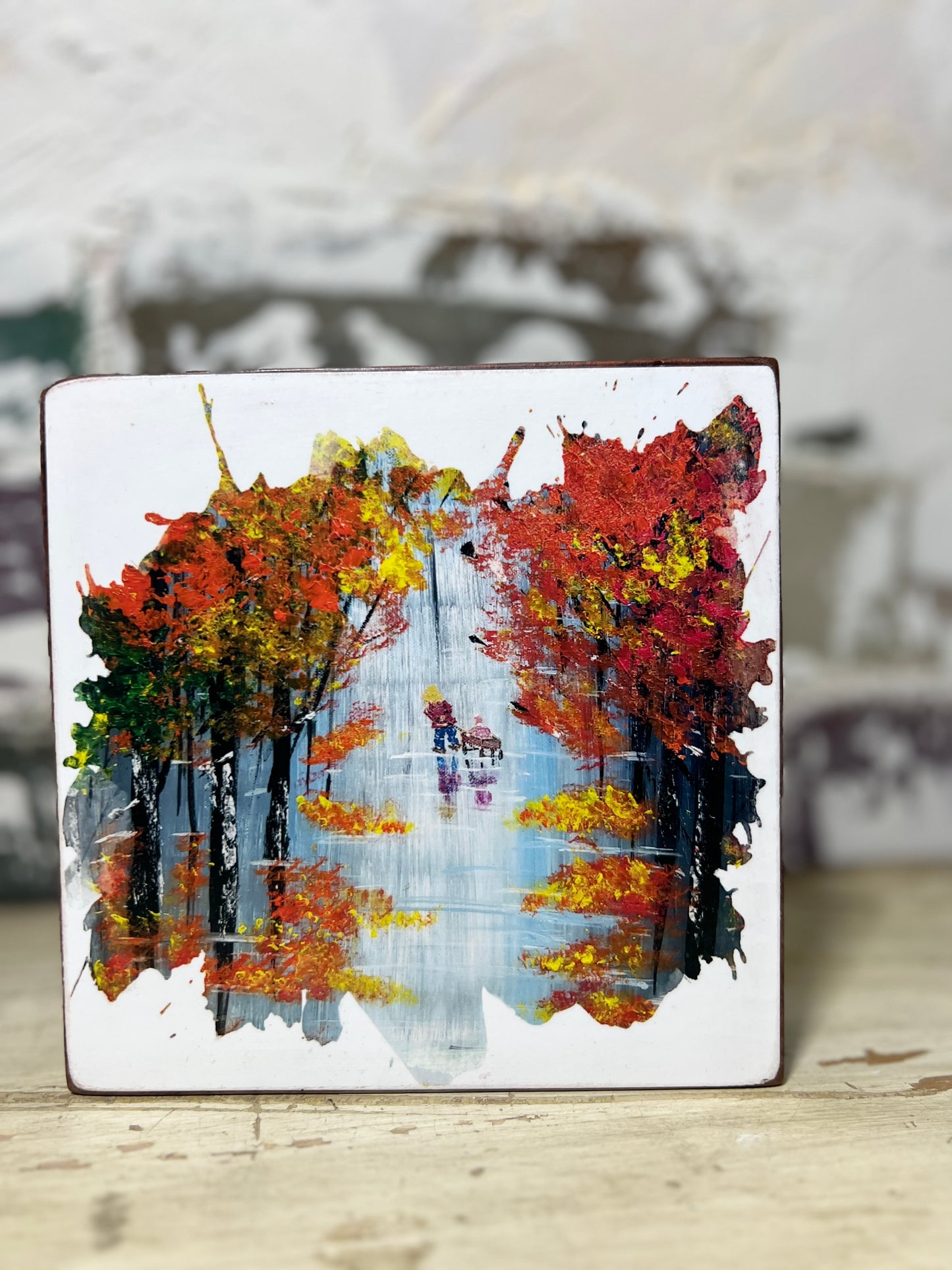 Mini Art Wood Shelf Sitter Wall Art Take My Hand