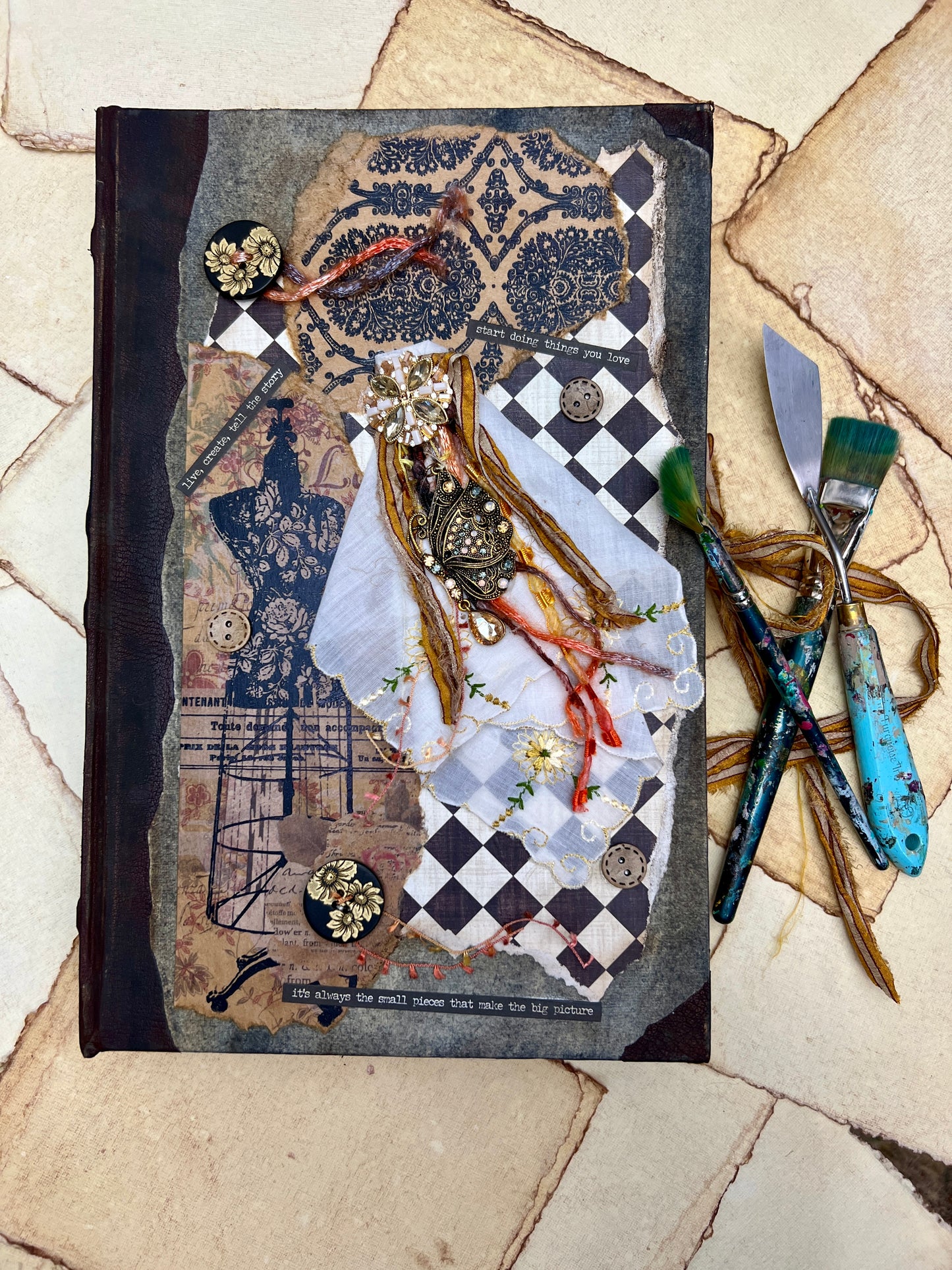 Legacy of Joy Journal Fringes and Doodads 13x8