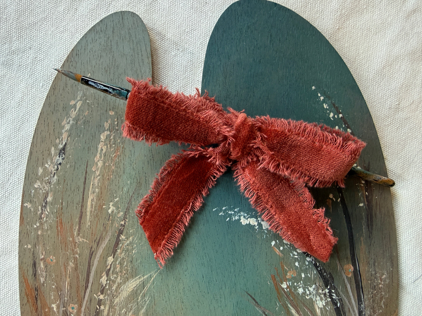 Palette Keepsake No. 11, Grounded Original Painting by Renee Smith