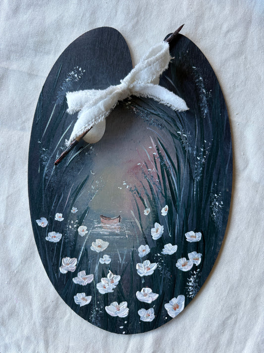 Palette Keepsake No. 12 Carried Through Original Painting by Renee