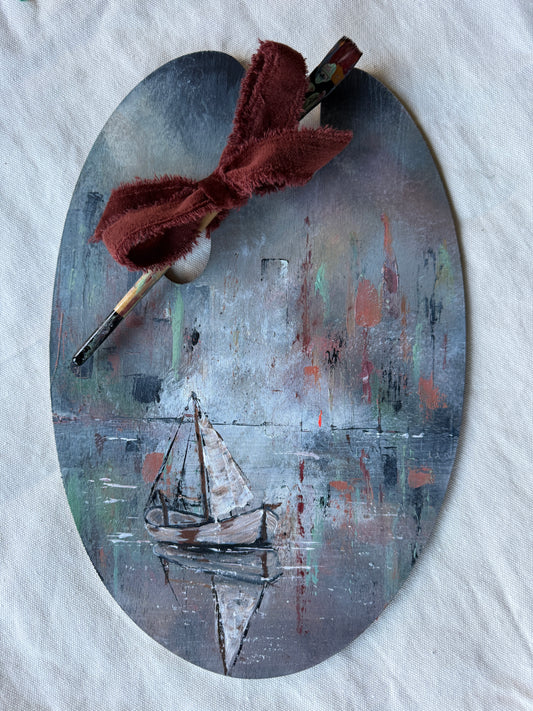 Palette Keepsake No. 13  Passing Through Original Painting by Renee