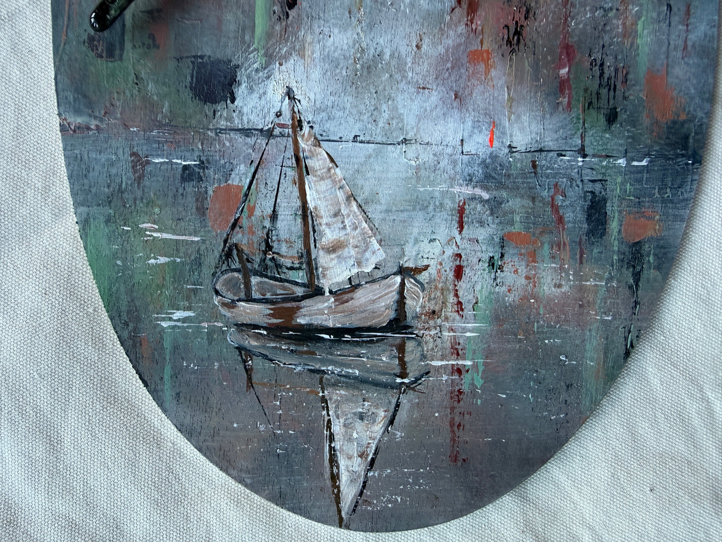 Palette Keepsake No. 13  Passing Through Original Painting by Renee