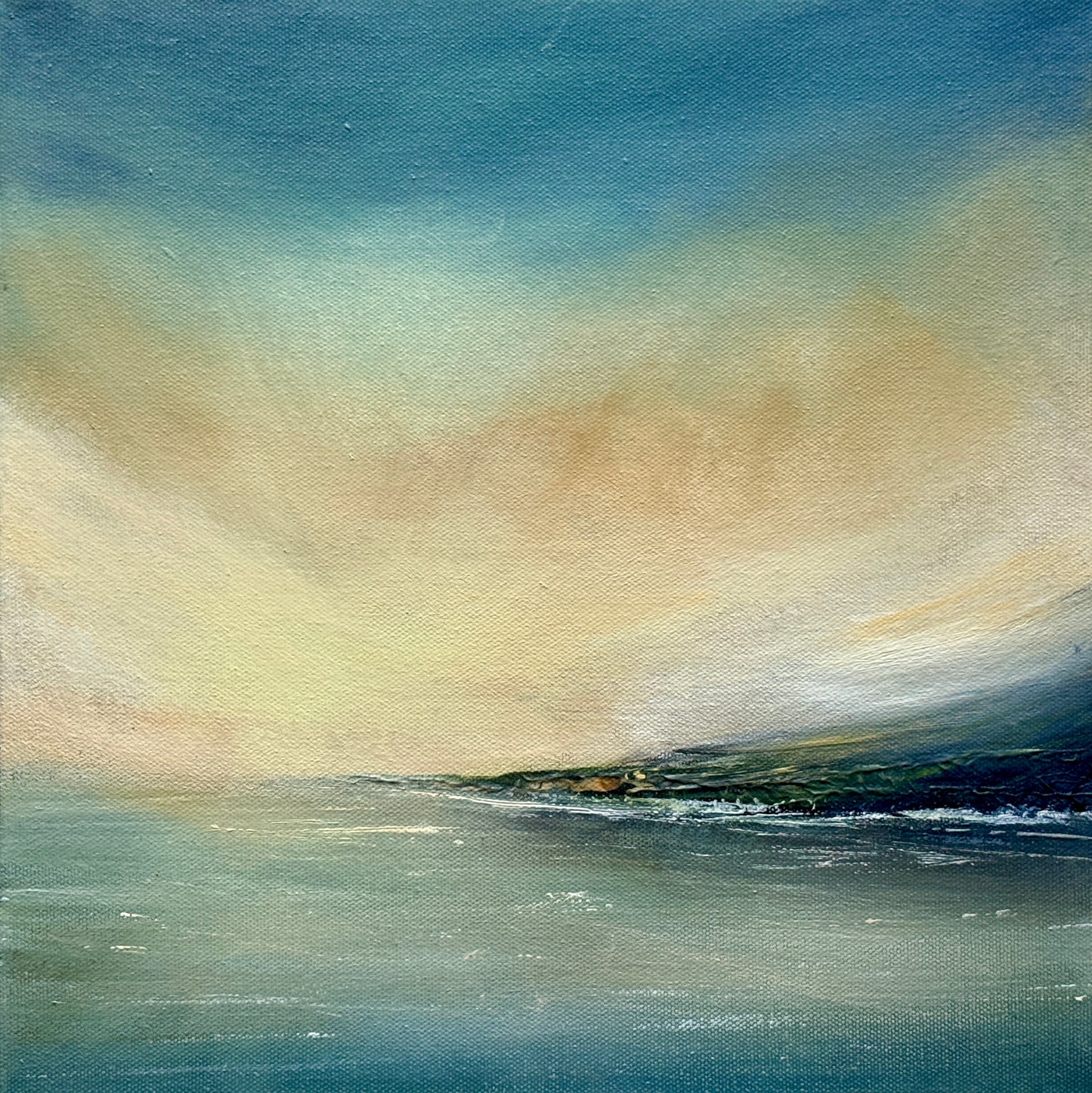 Just Beginning Echoes of Creation Collection No. 6 Original Landscape Painting