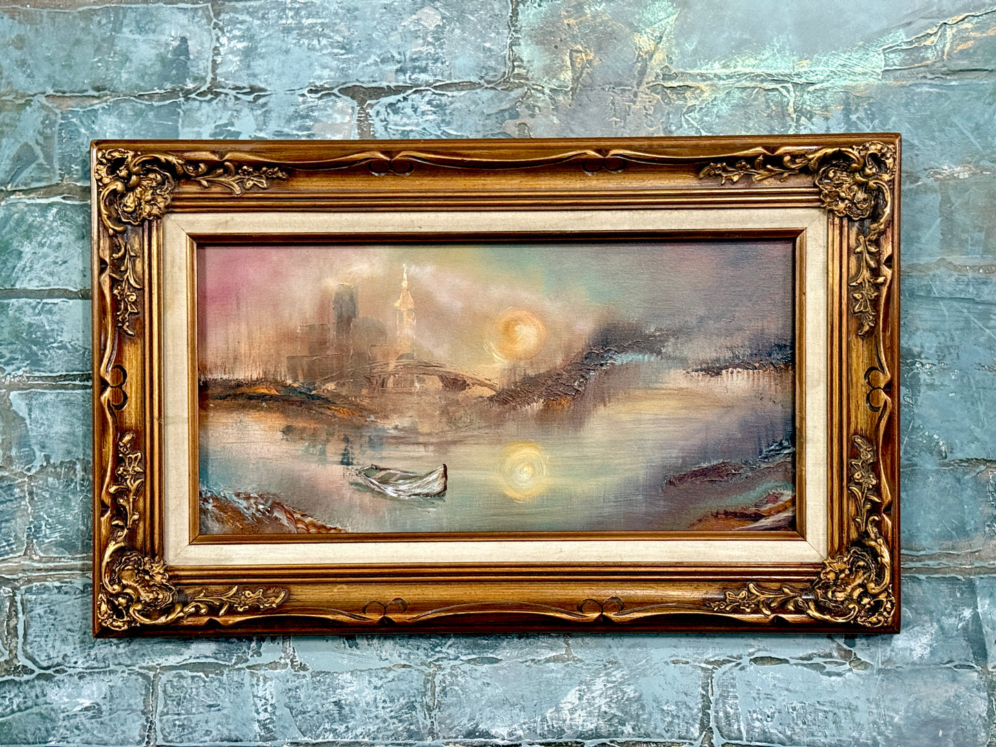 Searching the In-Between  Original Framed Painting