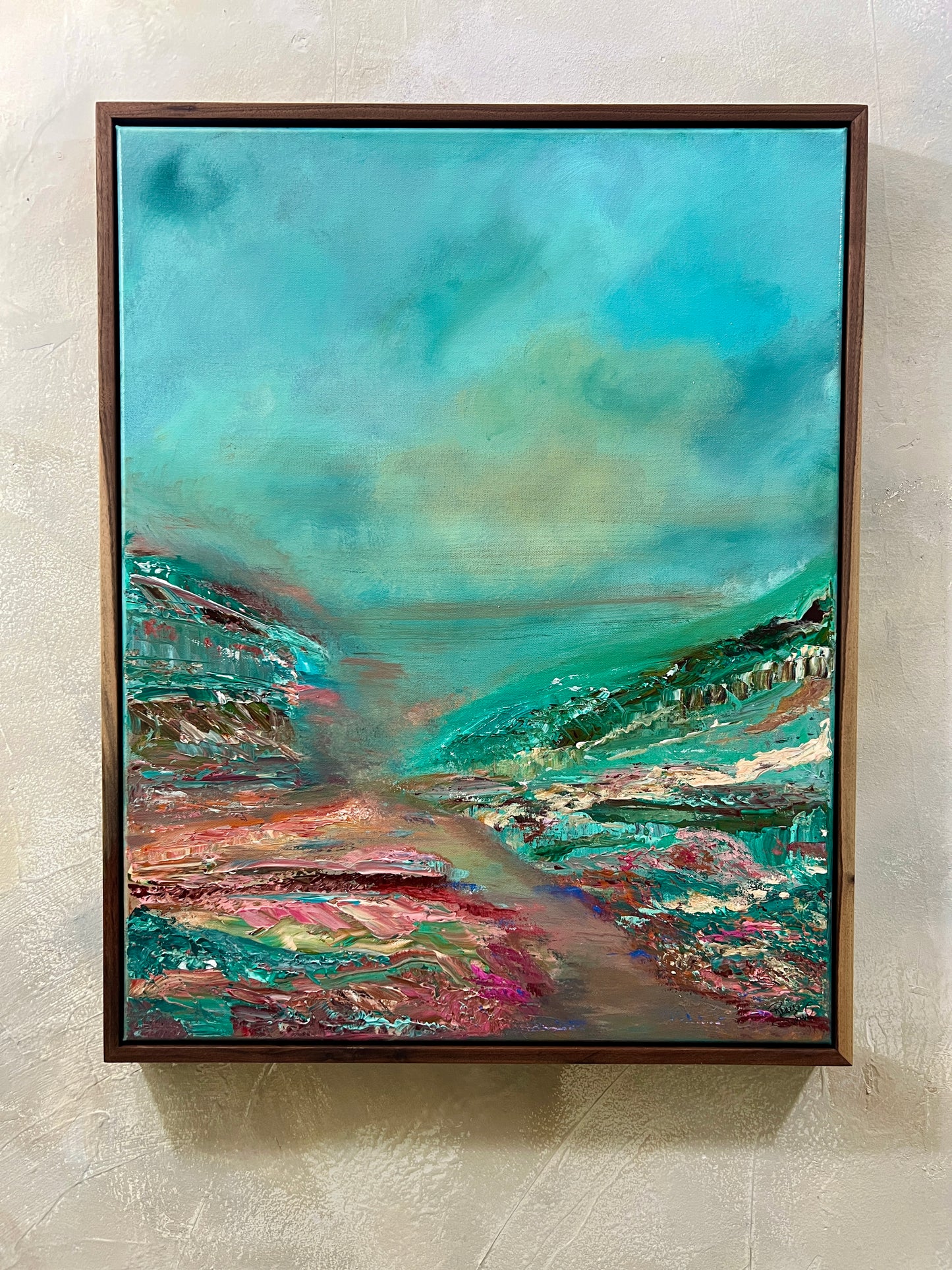 The Evening and the Morning, Part I Original Canvas