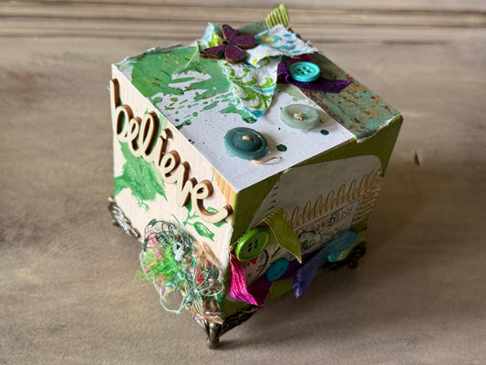 Expressions of Joy: Collected Grace Wooden Art Cube
