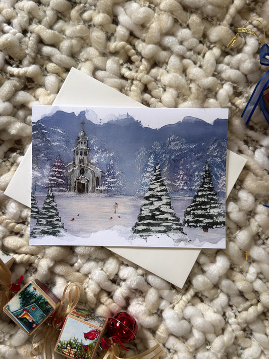 Winter Sanctuary Christmas Greeting Card