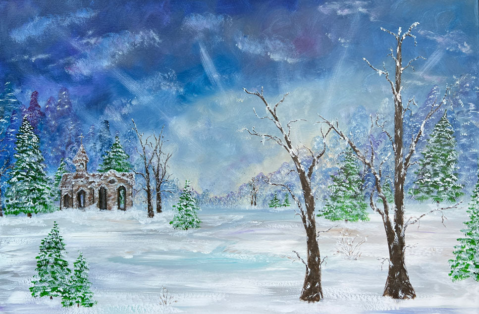 Original Canvas Art "Winter Glow"