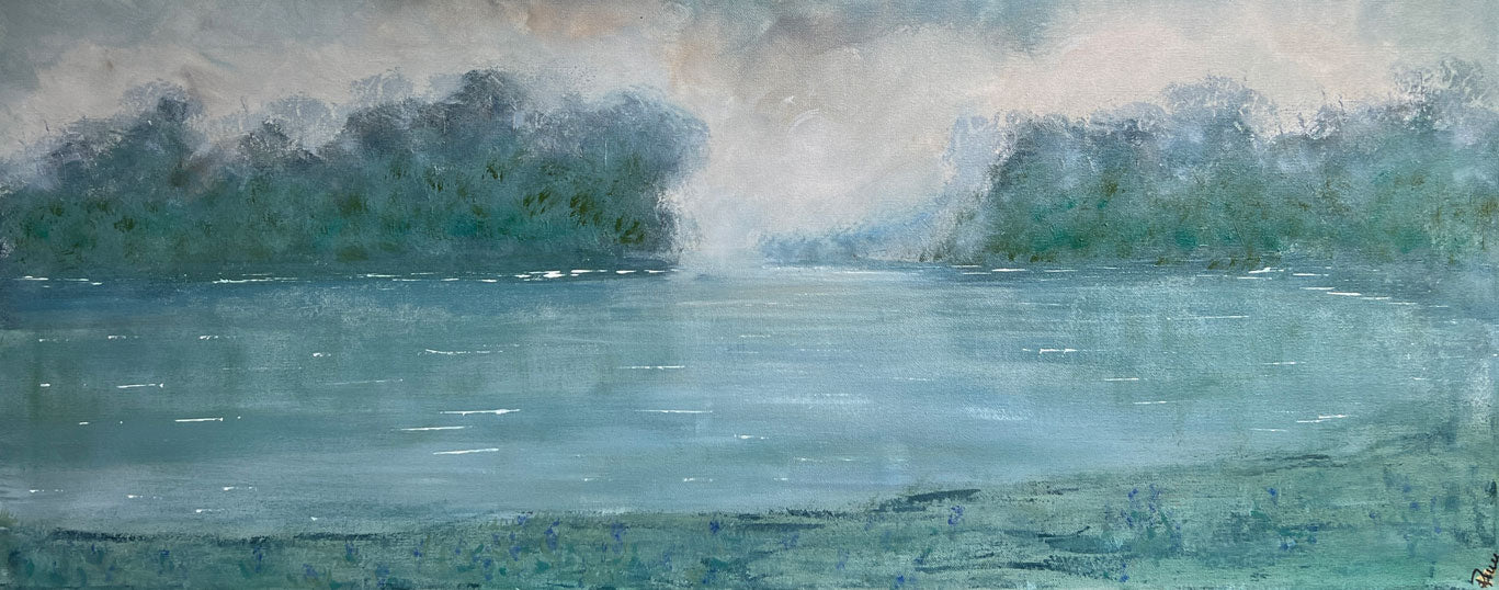 ORIGINAL CANVAS ART "Misty Morning"