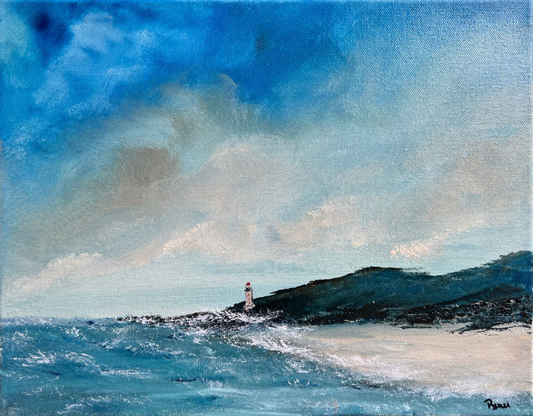 ORIGINAL CANVAS ART "The Lighthouse"