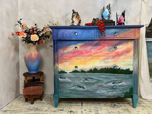 Dresser/buffet/painted furniture