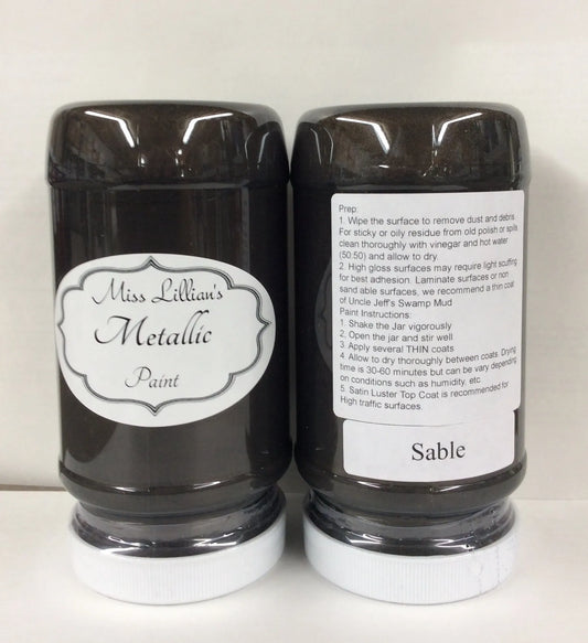 Miss Lillian's  Sable Metallic Paint