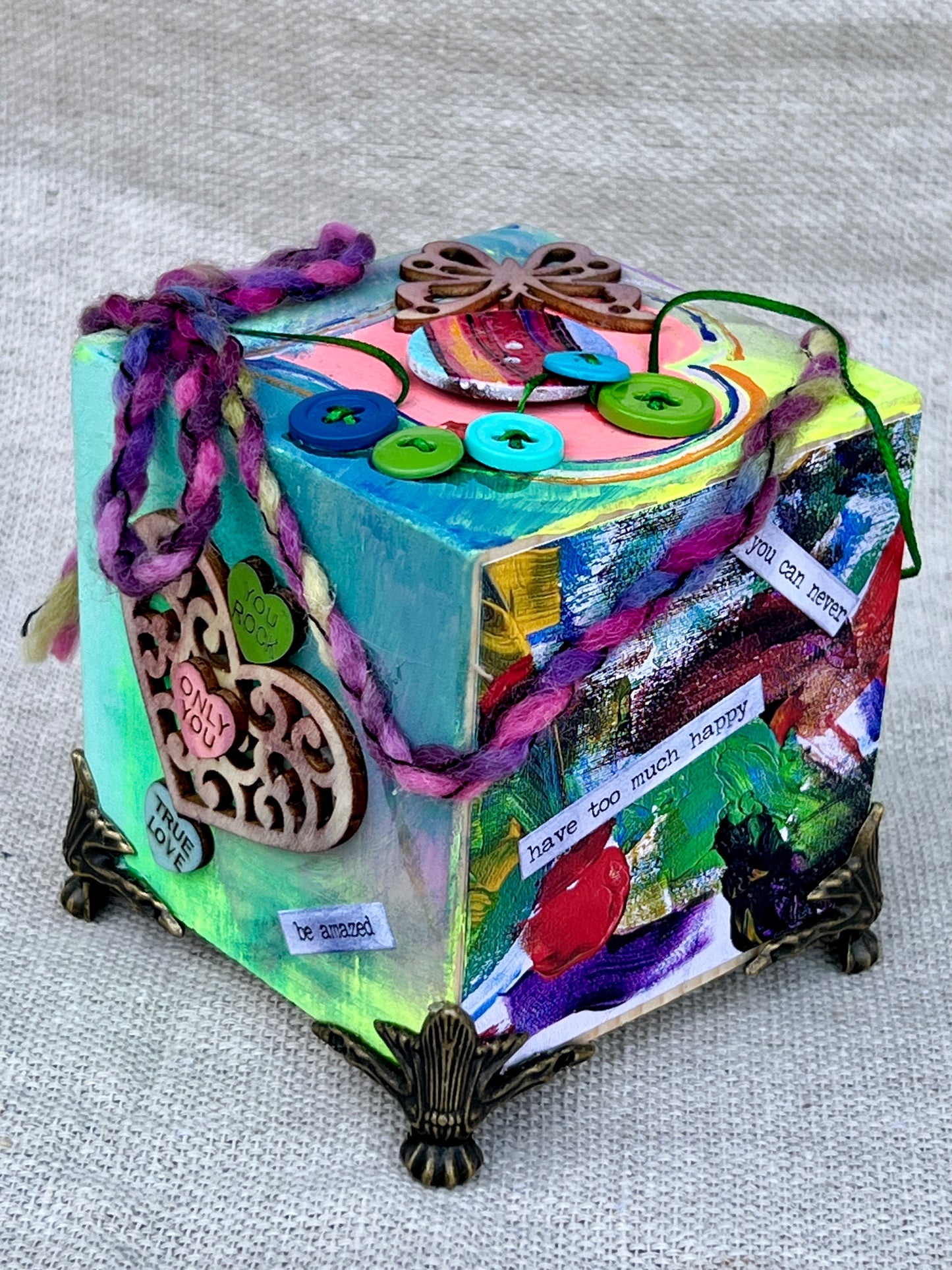 Expression of Joy Art Cubes  "Amazed by You"